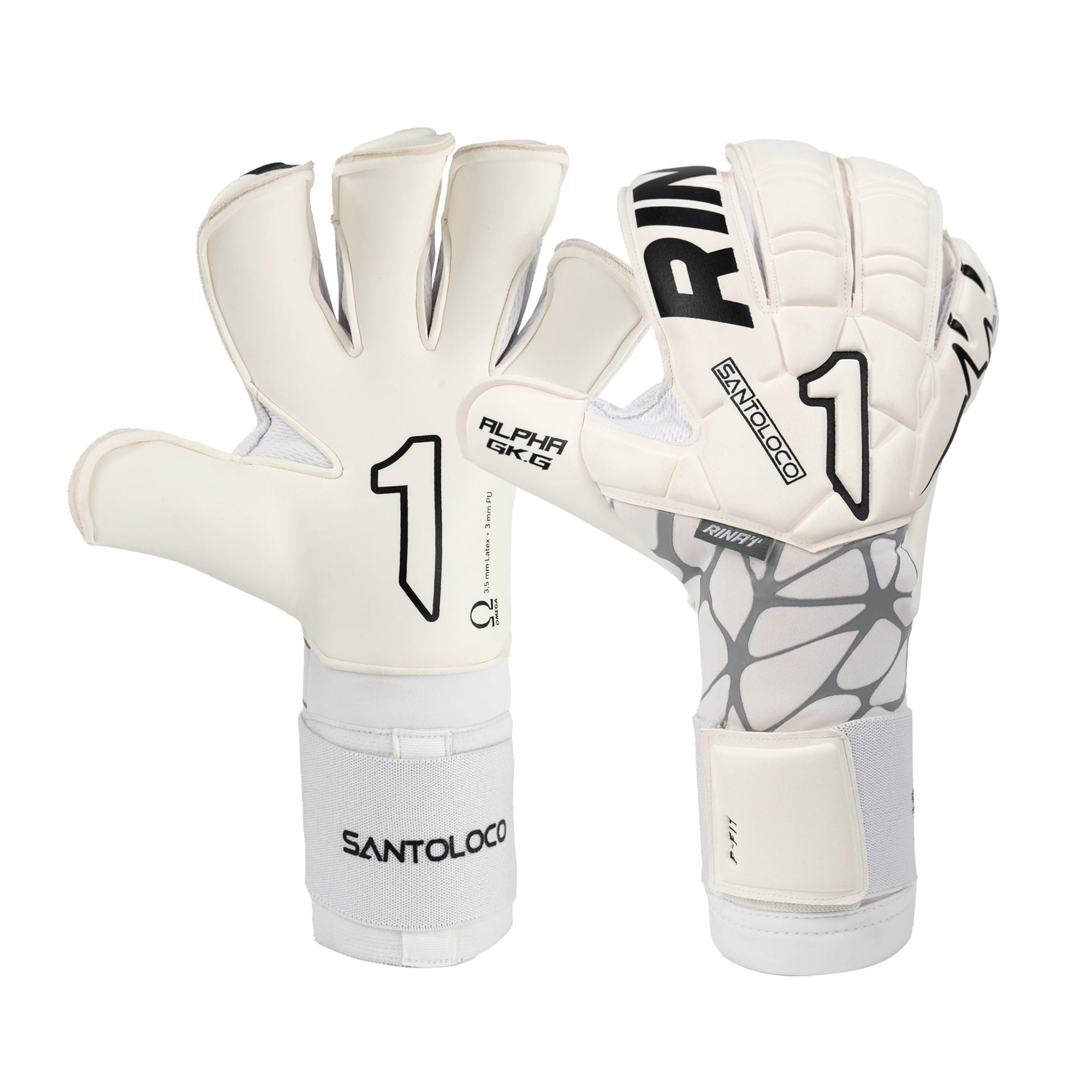 santoloco-alpha-ad- Manusi portar Rinat Santoloco Alpha Alb - imagine 1